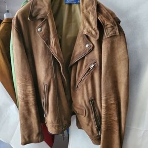 Polo Ralph Lauren suede biker jacket